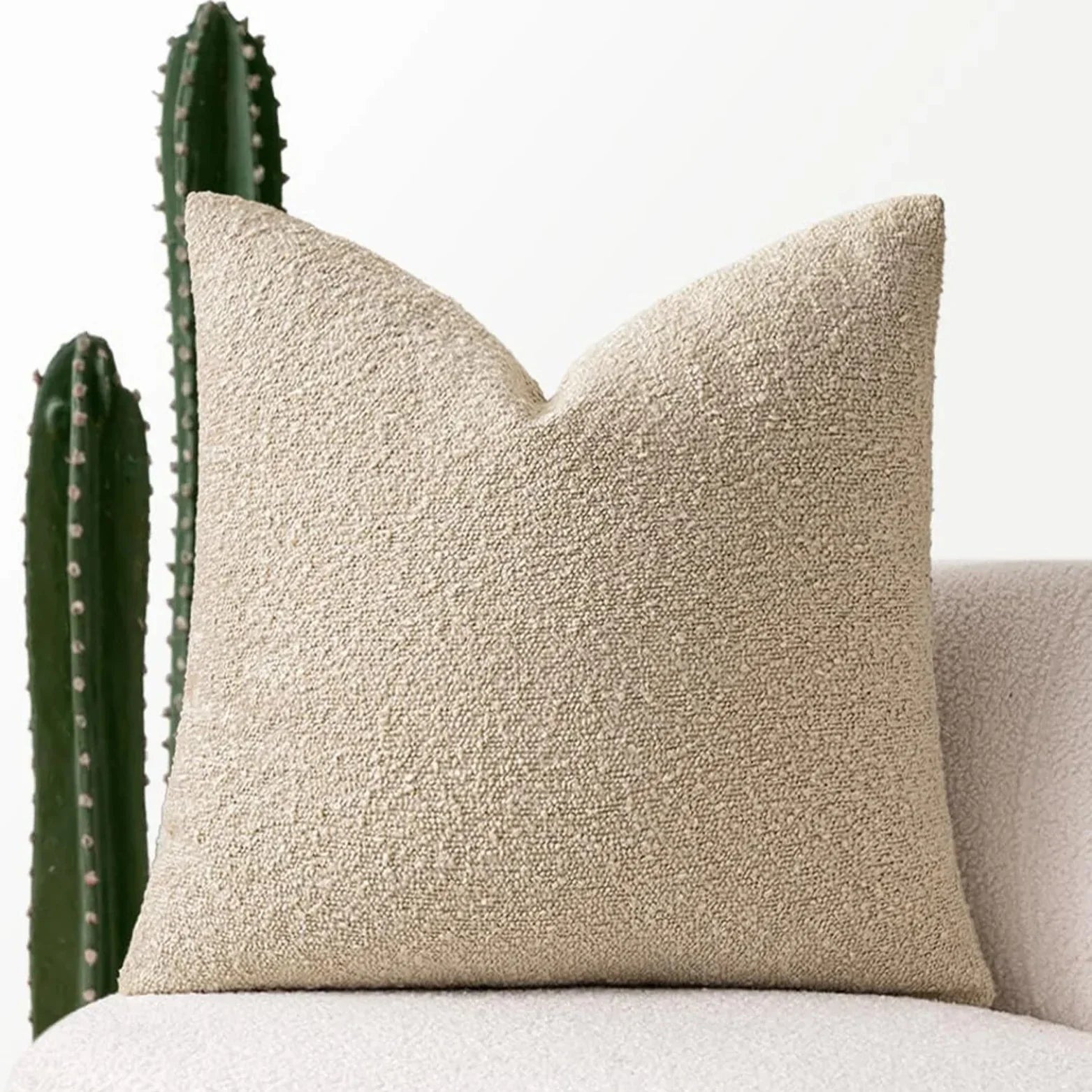 Textured Boucle Cushion Cover