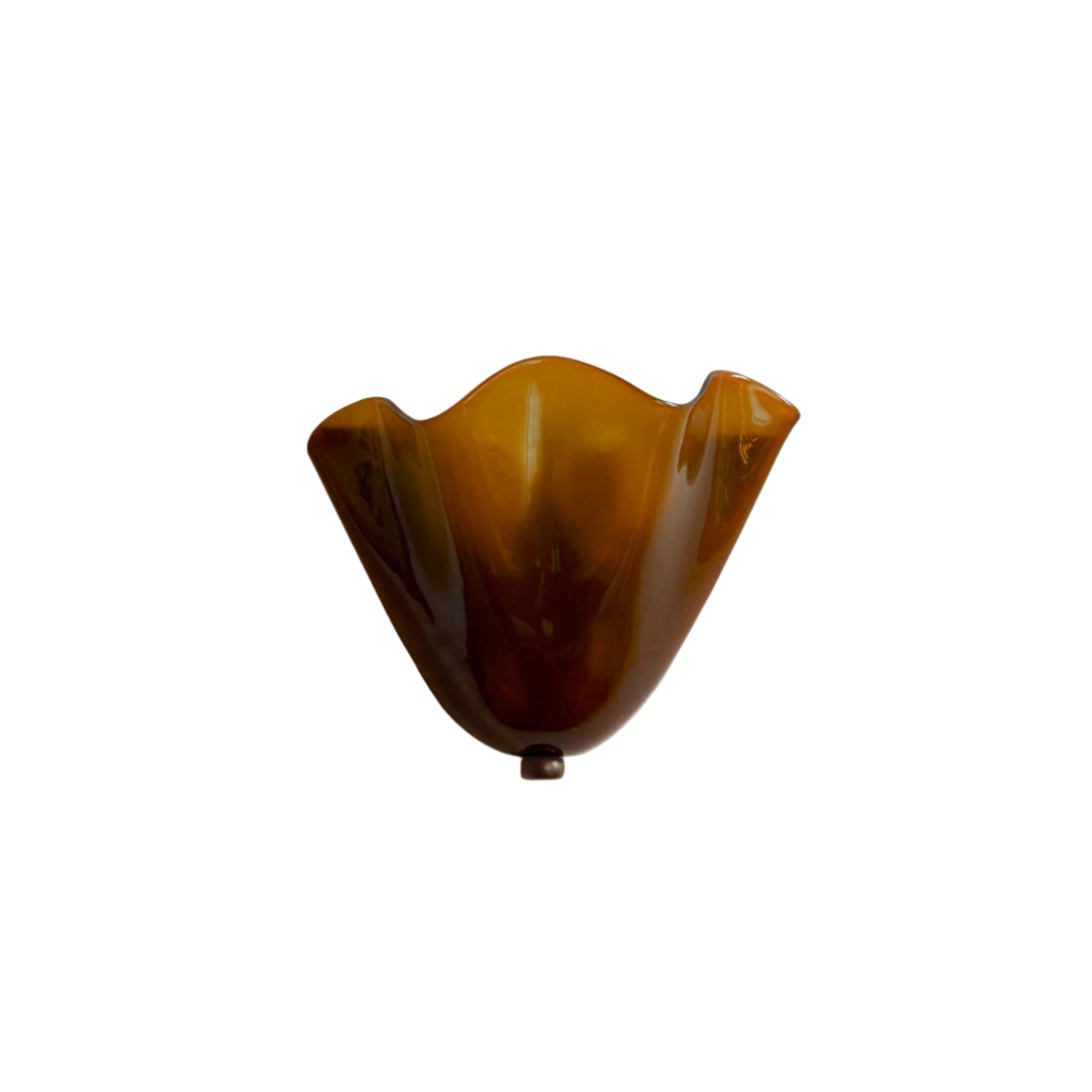 Tulip Shaped Glass Wall Light