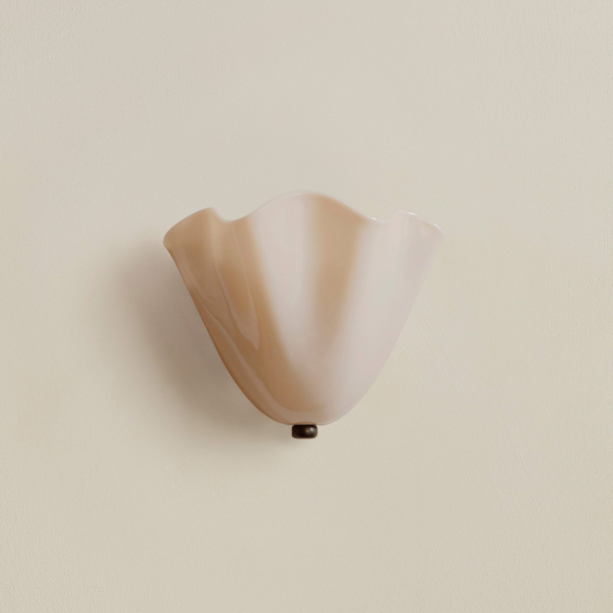 Tulip Shaped Glass Wall Light