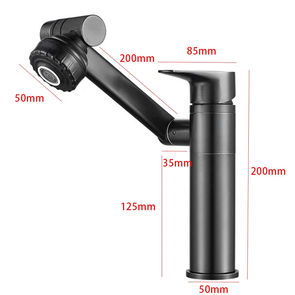 Mixer Tap 1080 Degree Rotating Aerator Brass Bathroom Basin Kitchen Sink