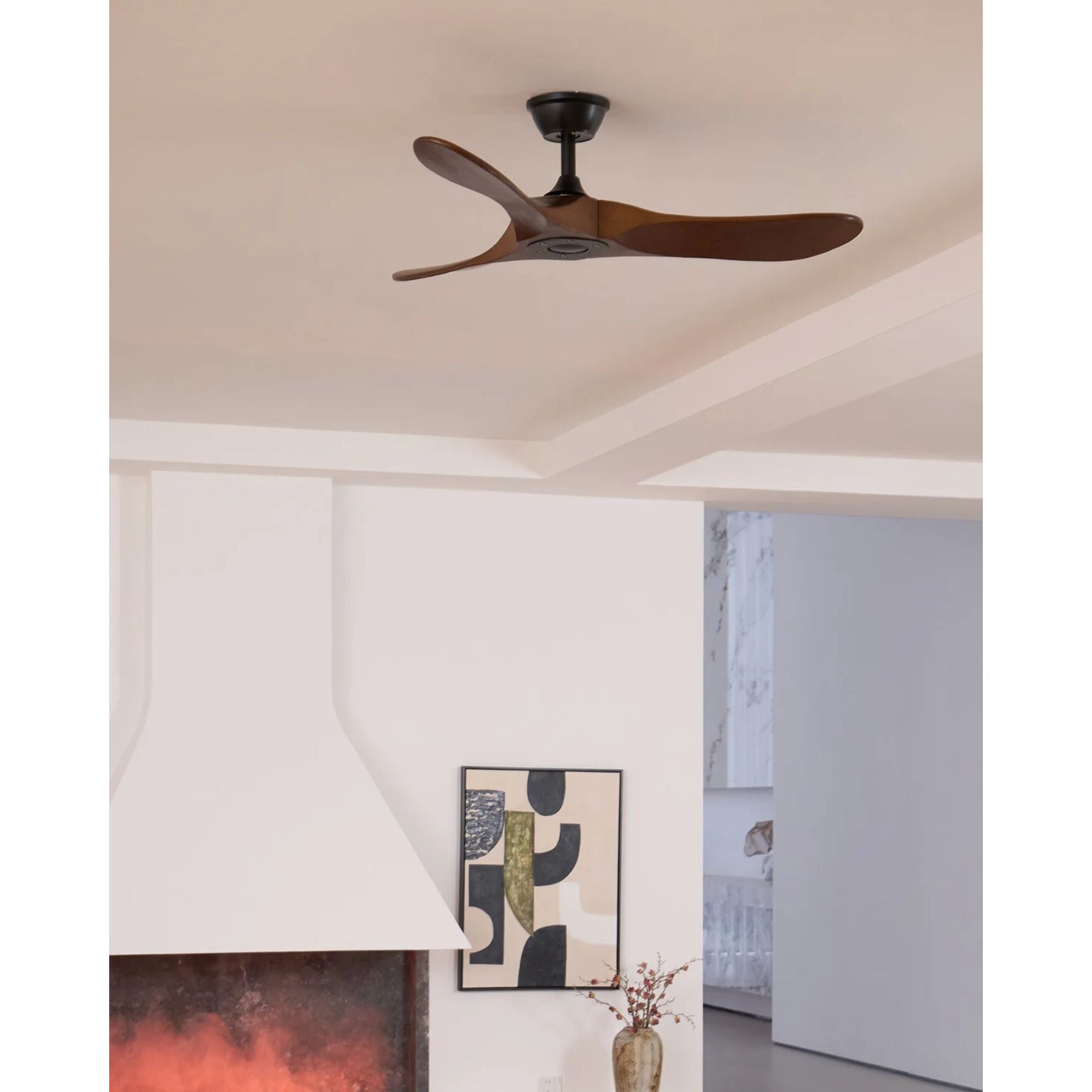 Wood Ceiling Fan with Remote Control
