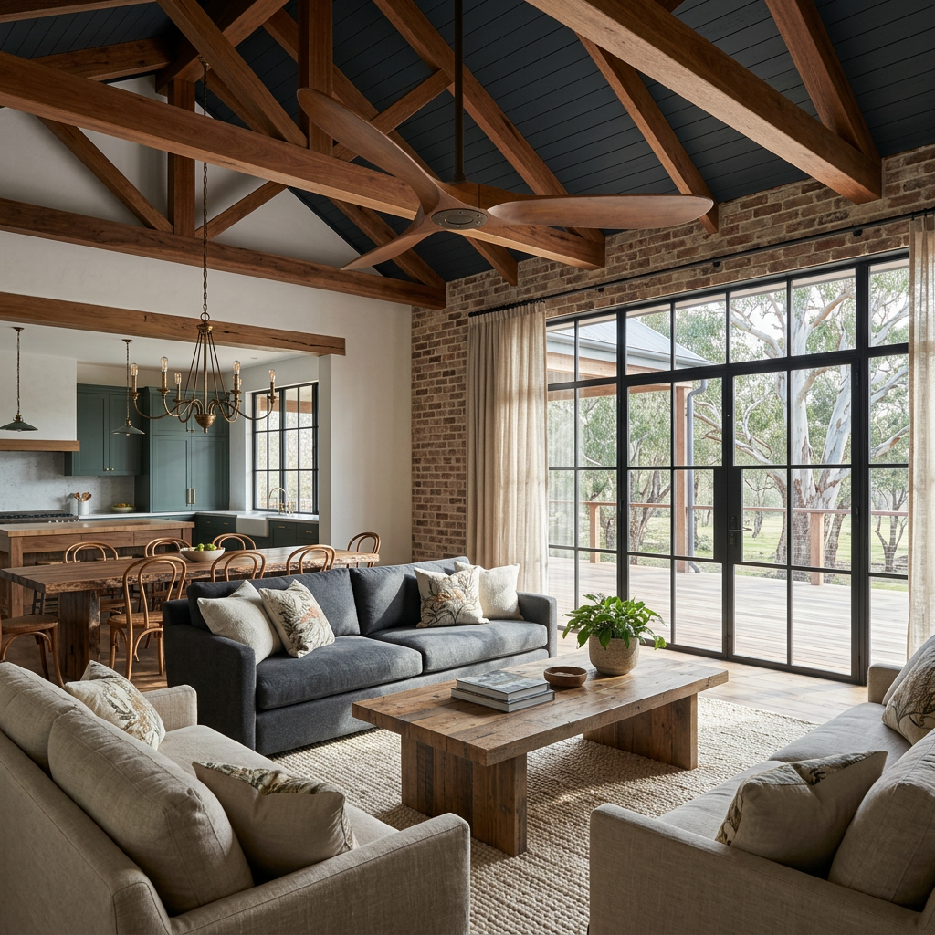 Wood Ceiling Fan with Remote Control