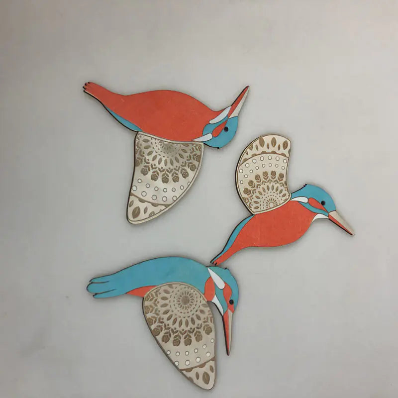 Wooden Flying Bird Wall Decor