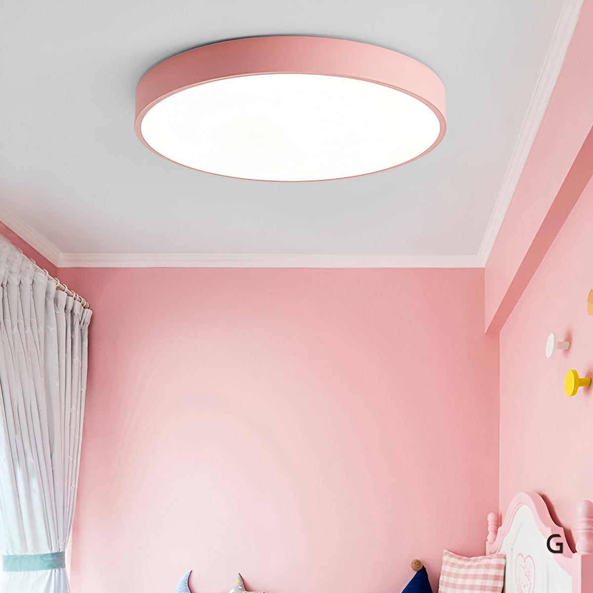 Ceiling Light LED Round Macaron Flush Mount Nordic Kitchen Dining Room Bedroom