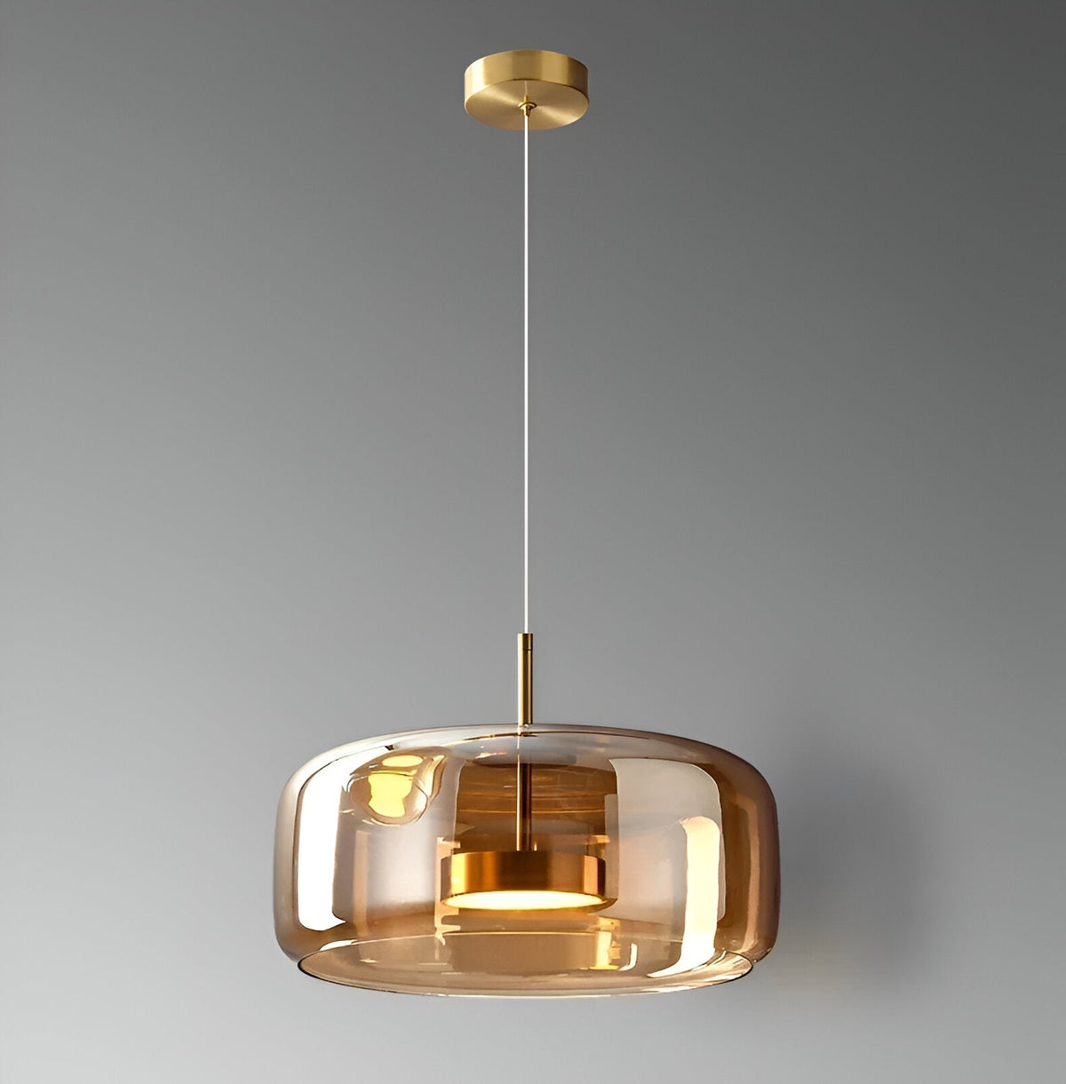 Pendant Light Hand Blown Glass Trio Cluster Retro Kitchen Island Dining Room