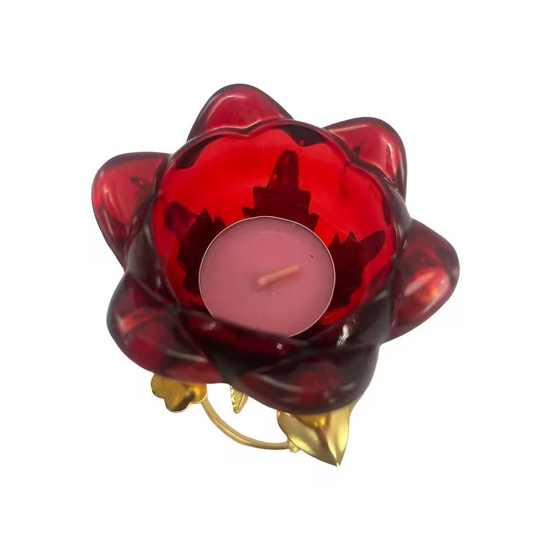 Floral Stem Candle Holder