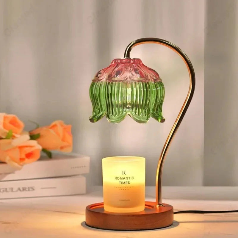Wax Melting Lamp Dimmable Candle Warmer with Timer