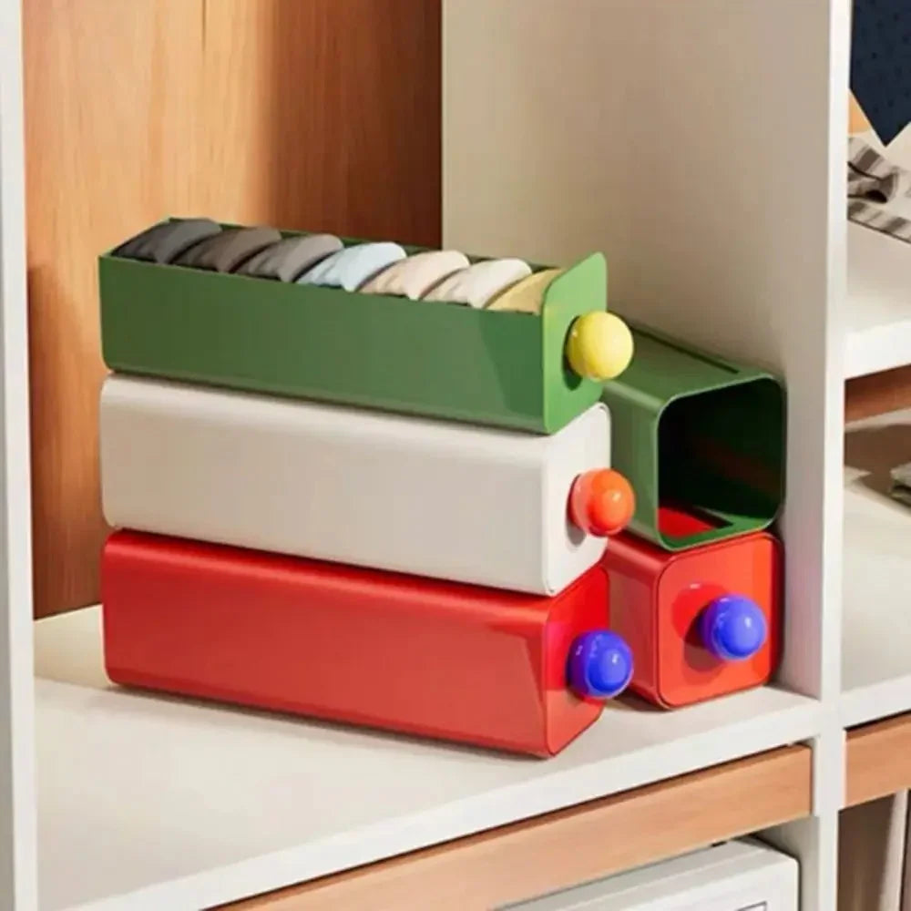 Stackable Storage Box Slim Desk and Drawer Organiser