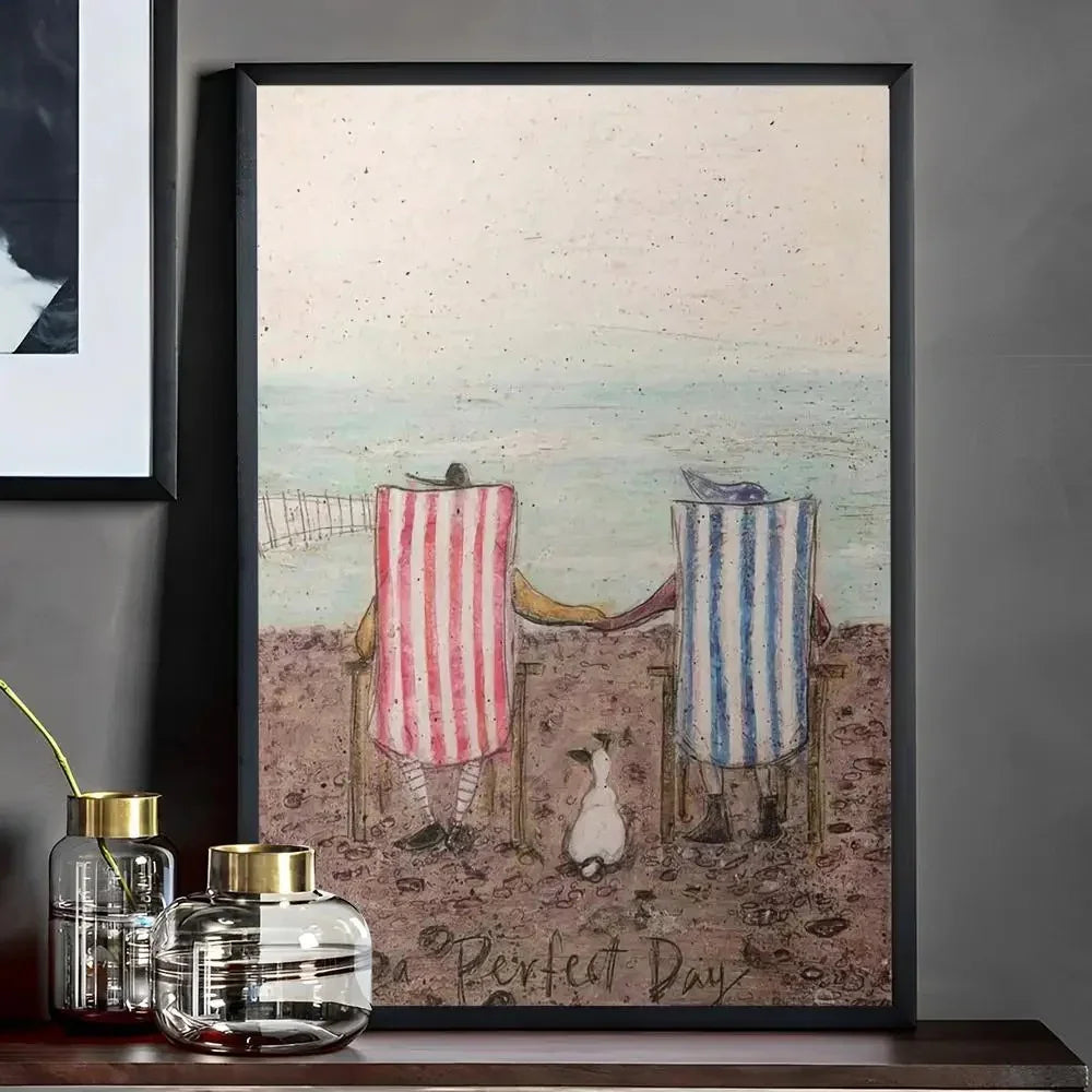 Nostalgic Landscape Art Print Unframed Wall Poster