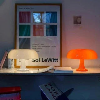 Mushroom Table Lamp E14 Retro Bedside and Desk Light