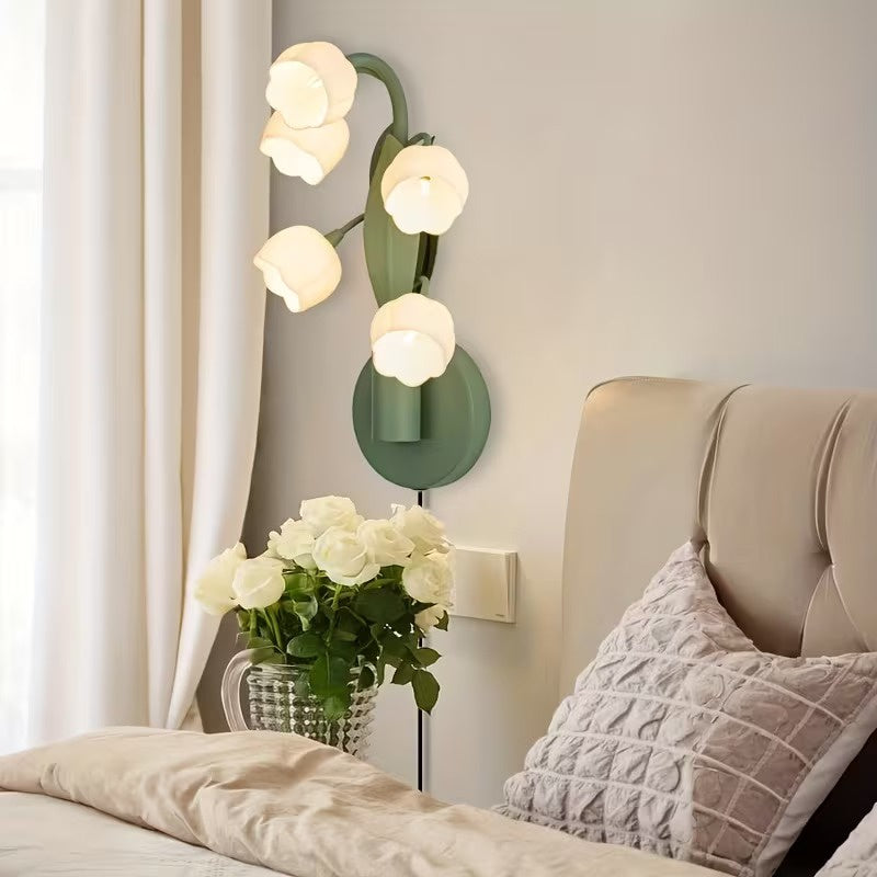 Wall-Mounted Floral Light