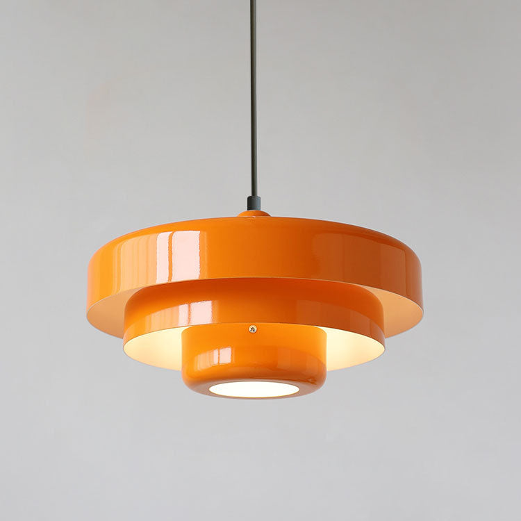 Pendant Light Multi Layered Round Metal Vintage Nordic Kitchen Island Dining Living Room