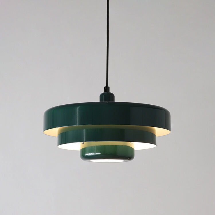 Pendant Light Multi Layered Round Metal Vintage Nordic Kitchen Island Dining Living Room