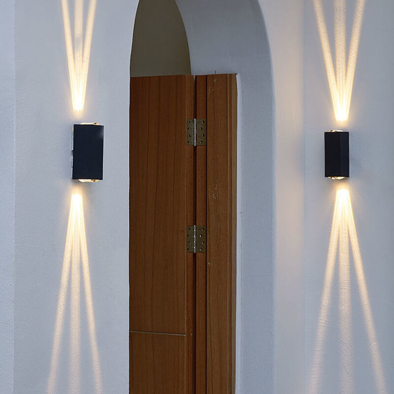 Outdoor Wall Light LED Up Down Aluminium Patio Modern Minimalist Garden