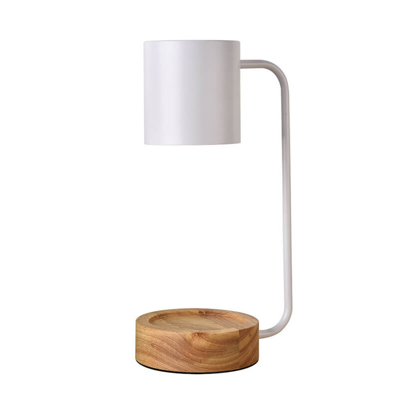 Table Lamp Wood Melting Wax Dimmable Timer Japanese Bedside Bedroom Study Night Light