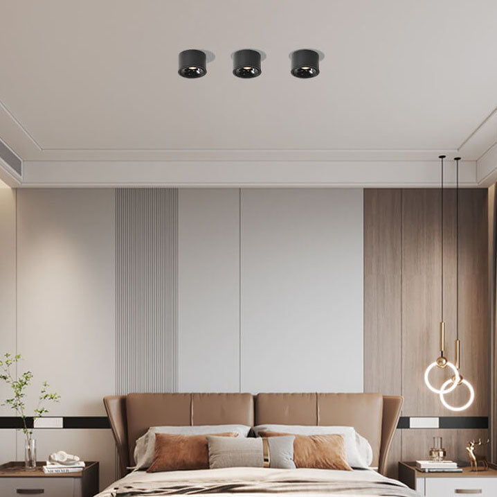 Ceiling Spotlight LED Adjustable Surface Mount Aluminium Minimalist Living Room Kitchen