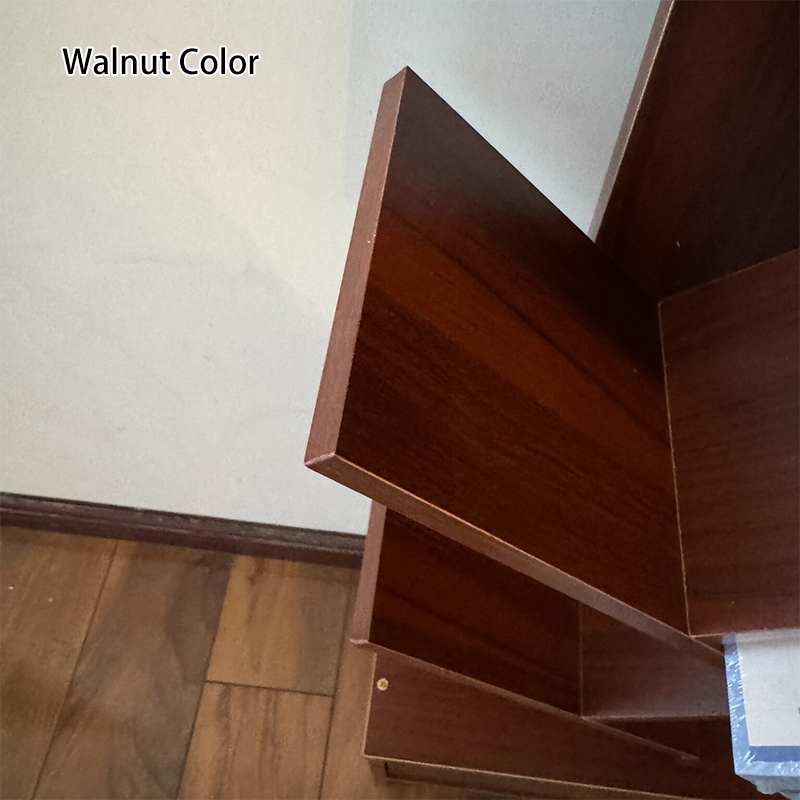 Bookshelf Narrow Tall 6 8 10 12 Tier Wooden Bookcase Storage Home Office Living Room