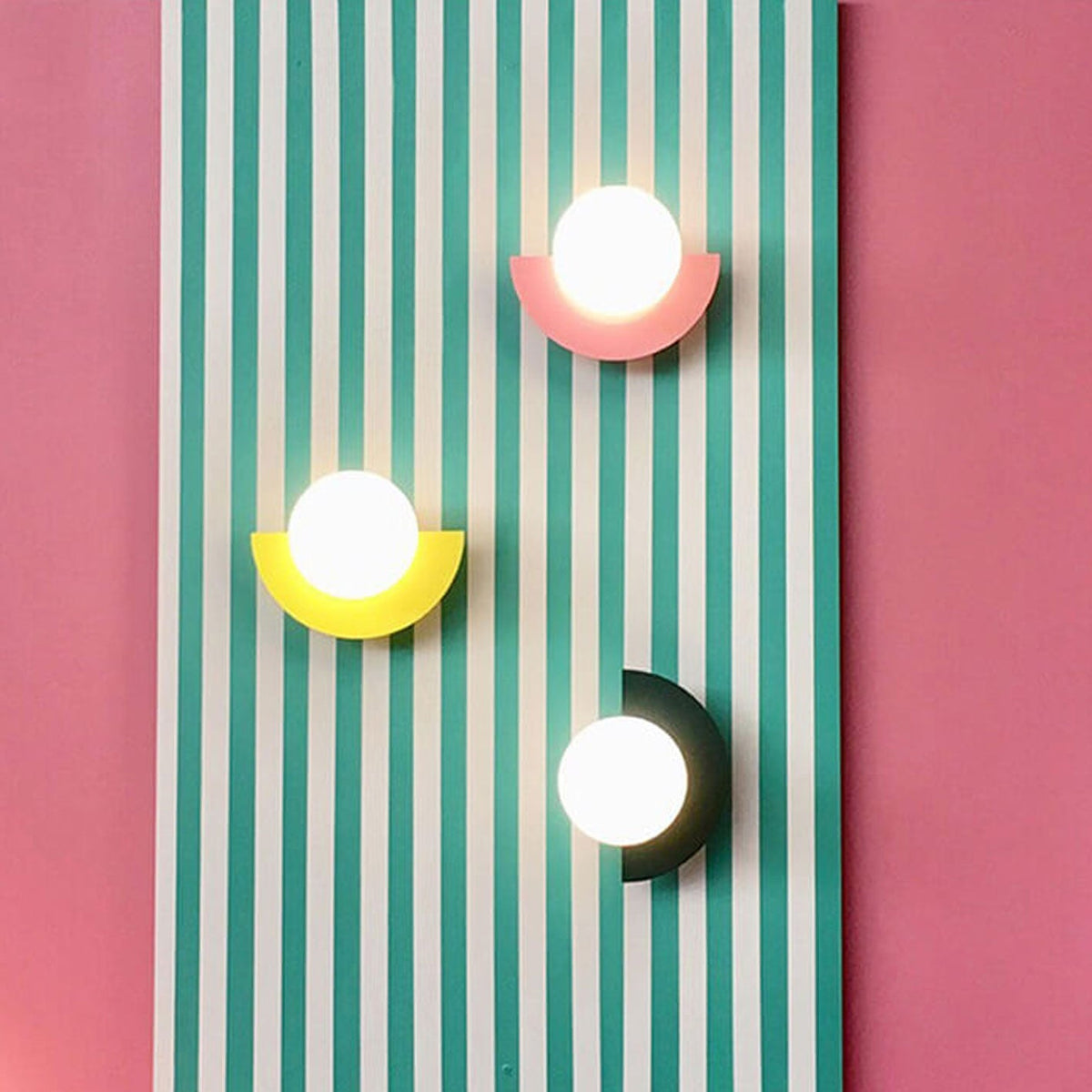 Glass Globe Wall Light Sconce G9 Modern Minimalist Living Room Bedroom Hallway