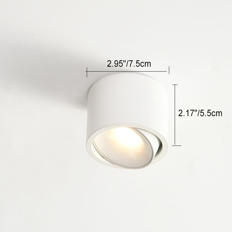 Ceiling Spotlight LED Adjustable Surface Mount Aluminium Minimalist Living Room Kitchen