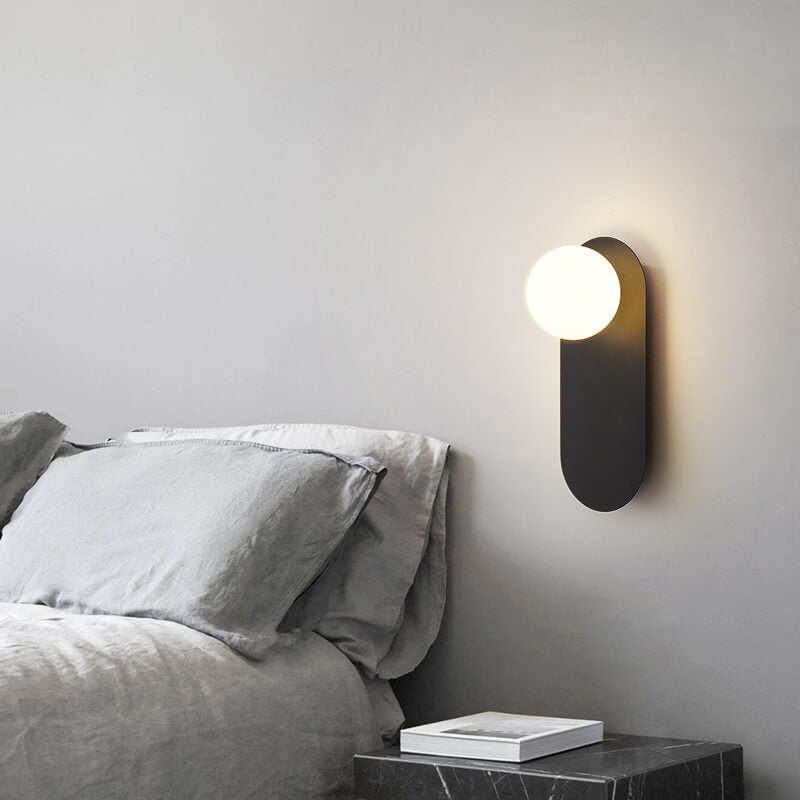 Wall Light Sconce Glass Ring Base G9 Nordic Minimalist Hallway Bedroom Living Room