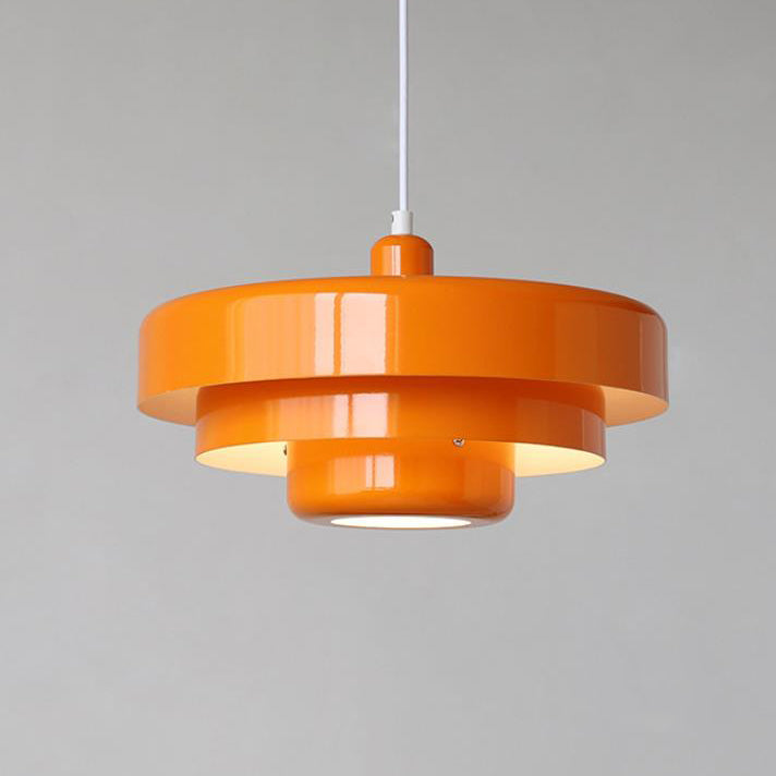 Pendant Light Multi Layered Round Metal Vintage Nordic Kitchen Island Dining Living Room