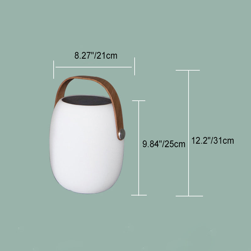 Solar Light Outdoor LED Portable Basket Lantern Waterproof IP65 Rechargeable Garden Camping