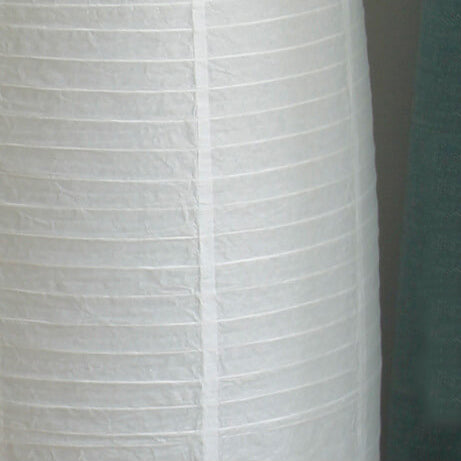 Floor Lamp Rice Paper Shade 2 Light Standing Column Nordic Bedroom Living Room Study