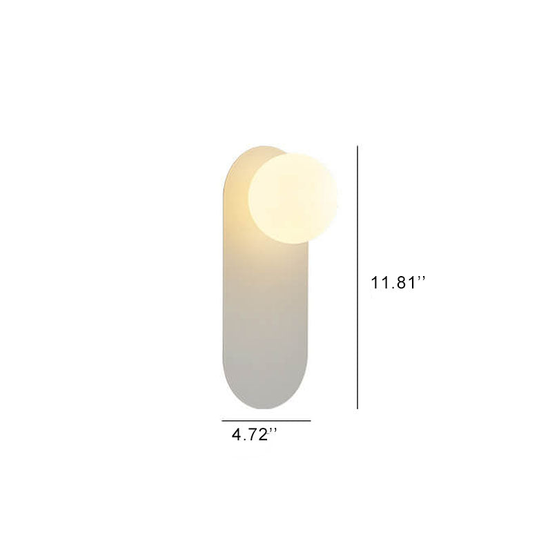 Wall Light Sconce Glass Ring Base G9 Nordic Minimalist Hallway Bedroom Living Room