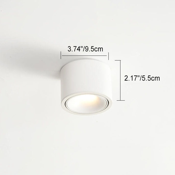 Ceiling Spotlight LED Adjustable Surface Mount Aluminium Minimalist Living Room Kitchen