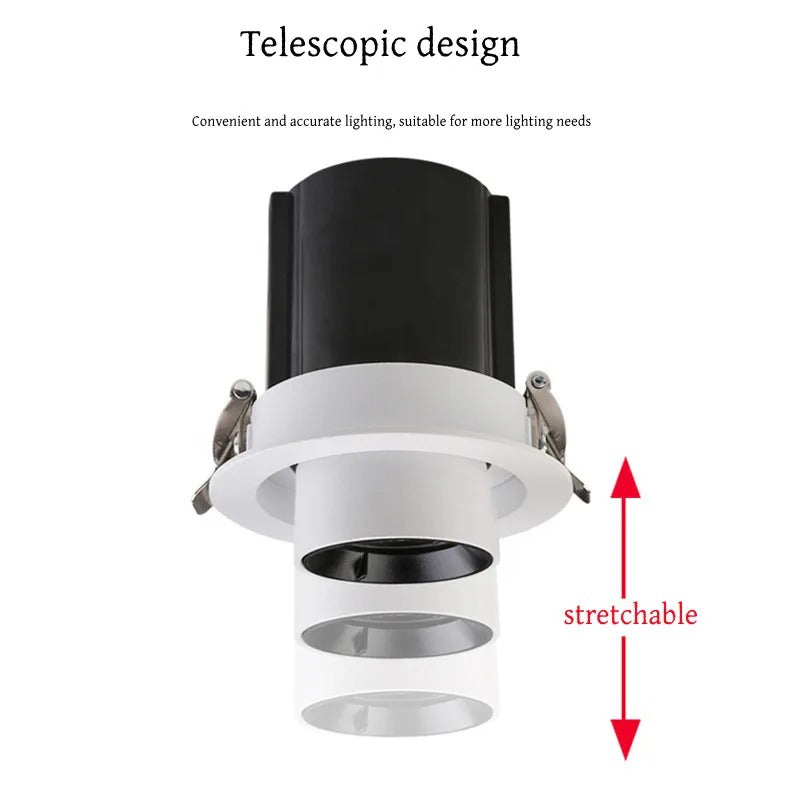 Die-Cast Aluminium LED Recessed Downlight Dimmable