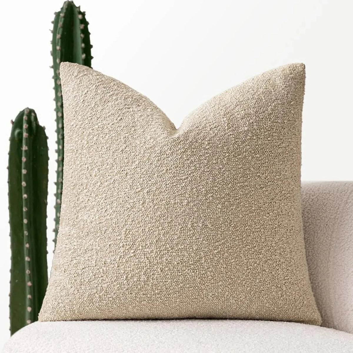 Boucle Cushion Cover 45 x 45 cm Textured Weave