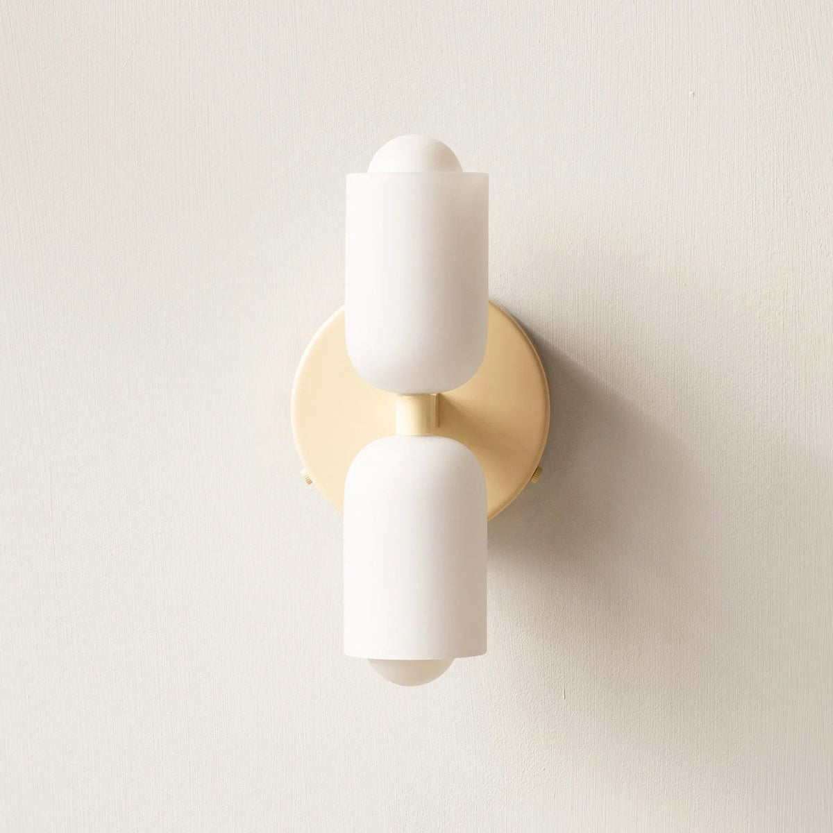 Up and Down Wall Light E14 Twin Shade Sconce for Bedrooms