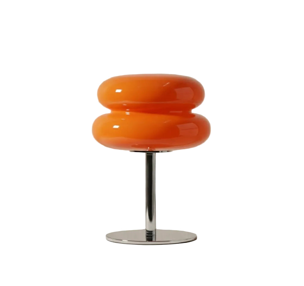 Acrylic Table Lamp with Double Dome Shade