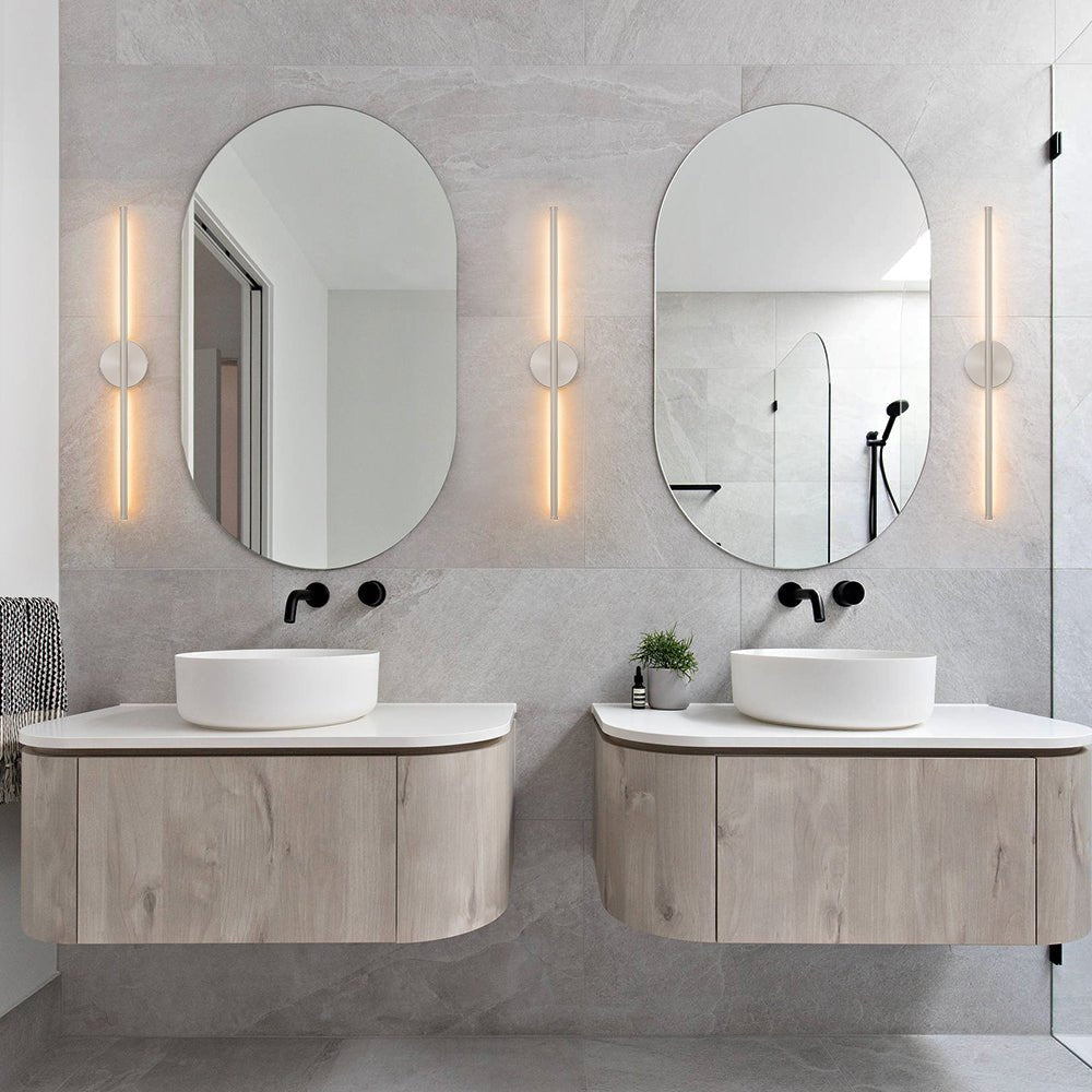 Aluminium Wall Light with Vertical LED Light Bar