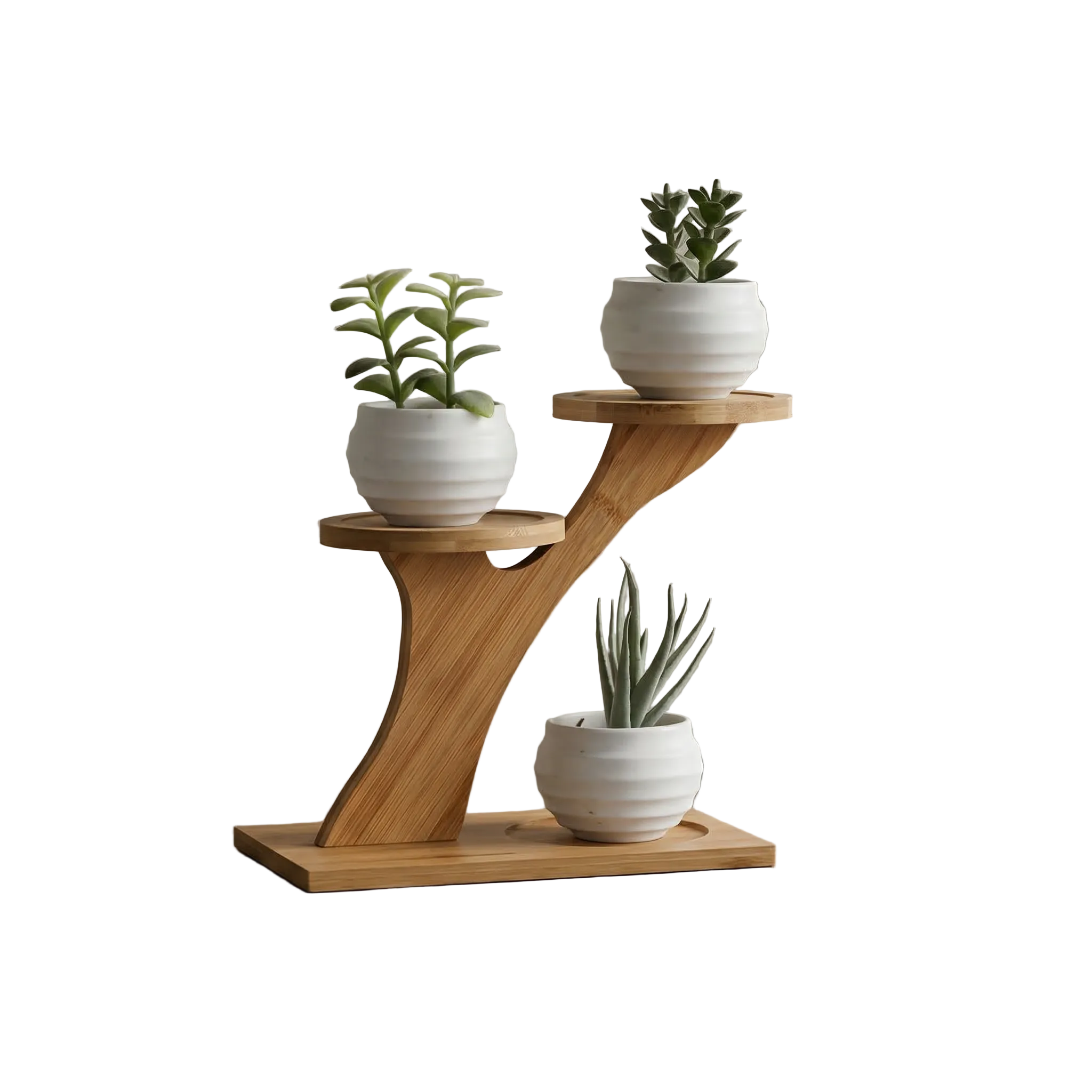 Bamboo Plant Stand Indoor Plant Shelf Multi Tier Display