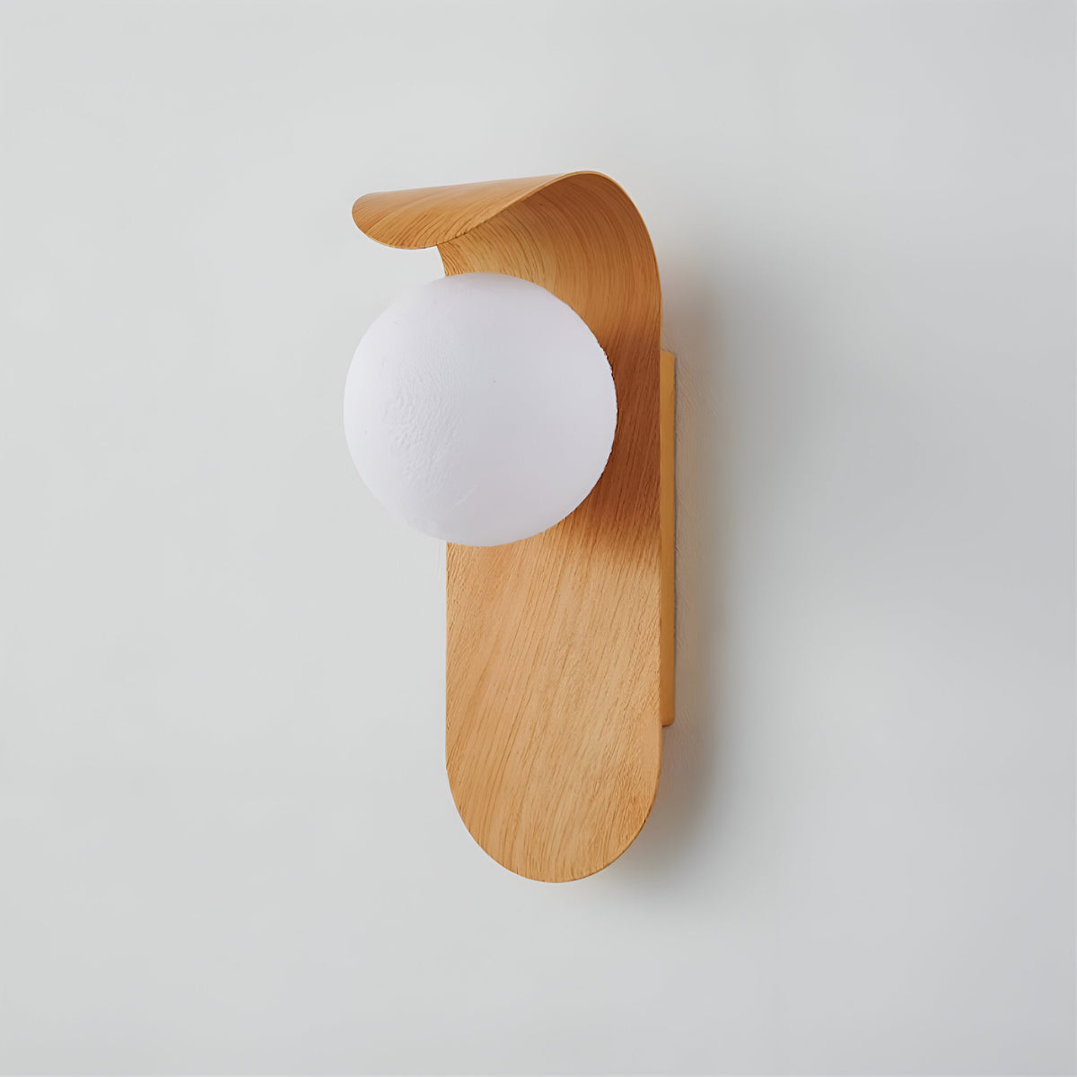 Wall Light LED Iron Wood Accent Bar Minimalist Nordic Bedroom Hallway Office