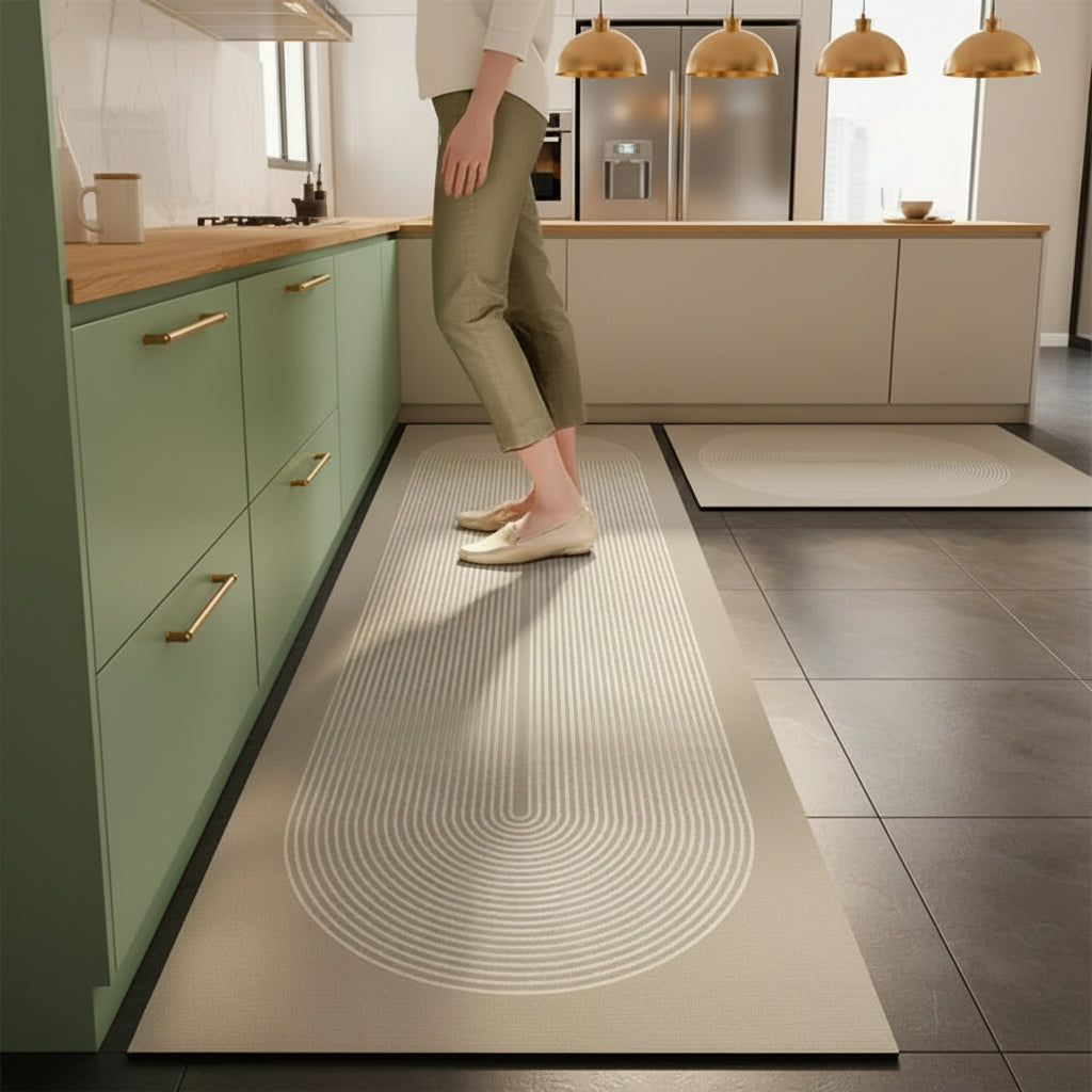 Kitchen Mat Anti Fatigue Non Slip Absorbent Floor Runner Laundry Minimalist