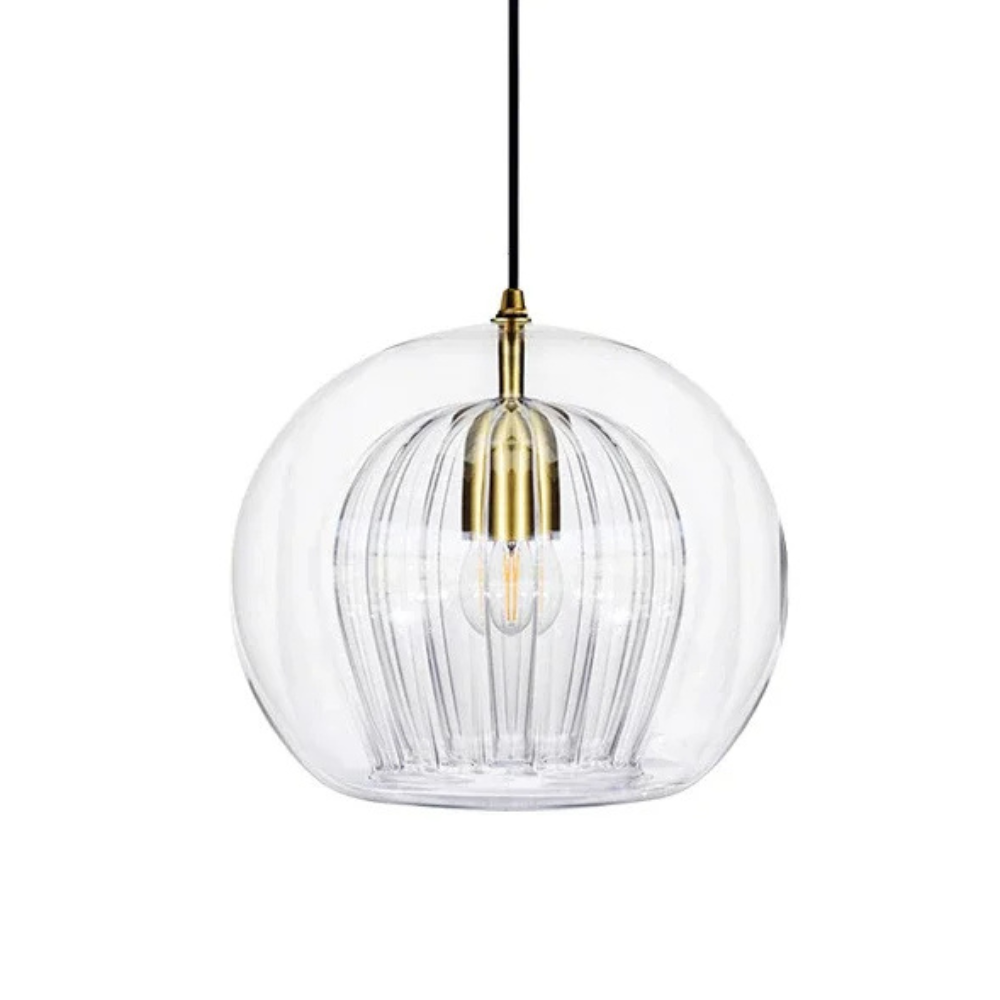 Double Layer Glass Pendant Light