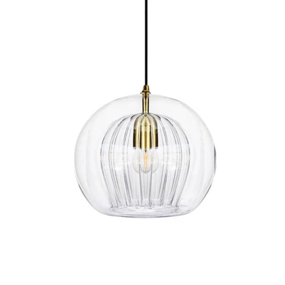 Double Layer Glass Pendant Light