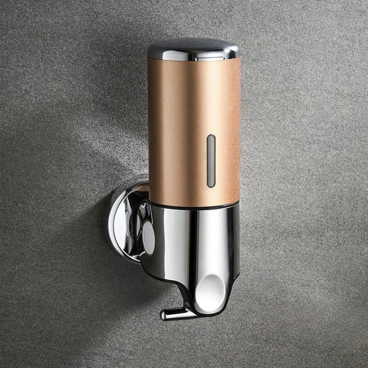 Shower Dispenser Wall Mount Stainless Steel Shampoo Conditioner Body Wash 500 ml Bottles