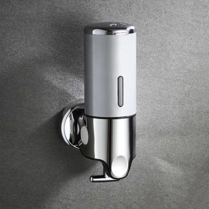 Wall Mounted Soap Dispenser Stainless Steel 500 ml Shower Shampoo Body Wash Pump