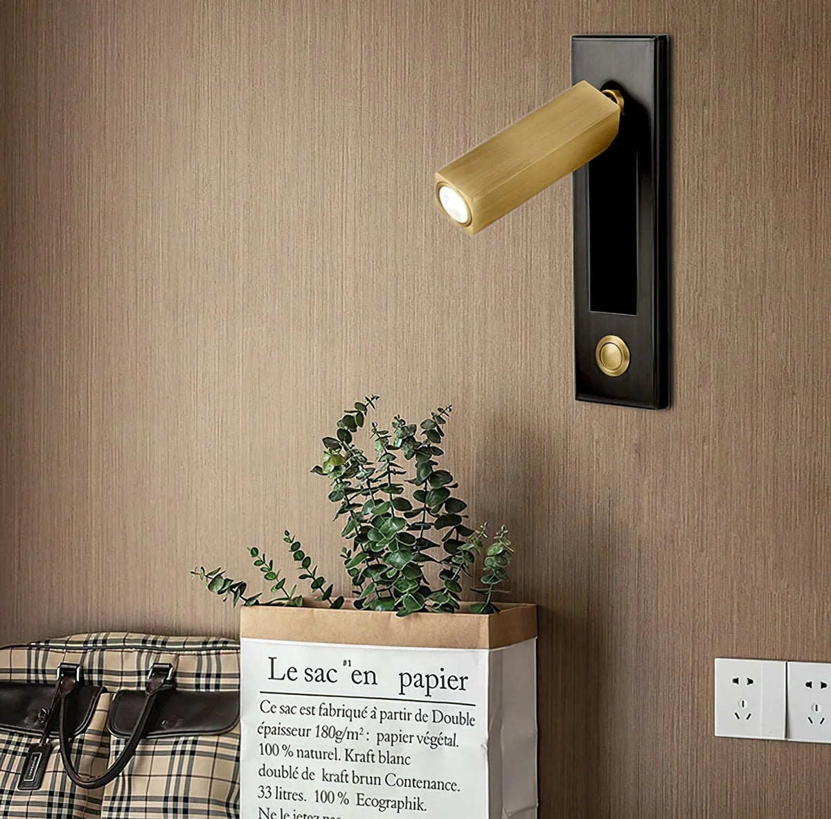 Flush Mount LED Wall Sconce Aluminium Reading Light