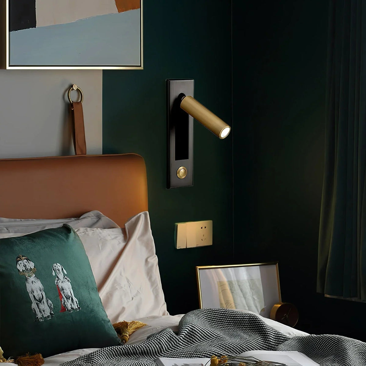 Flush Mount LED Wall Sconce Aluminium Reading Light