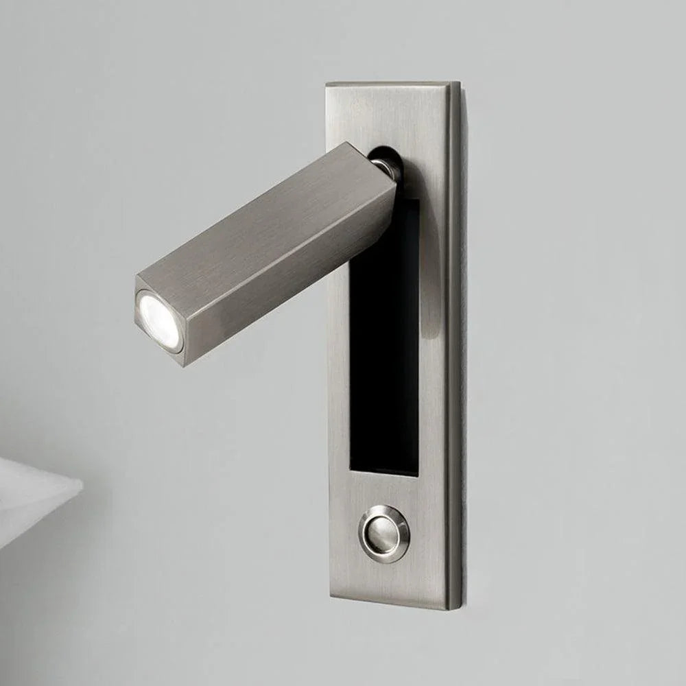 Flush Mount LED Wall Sconce Aluminium Reading Light