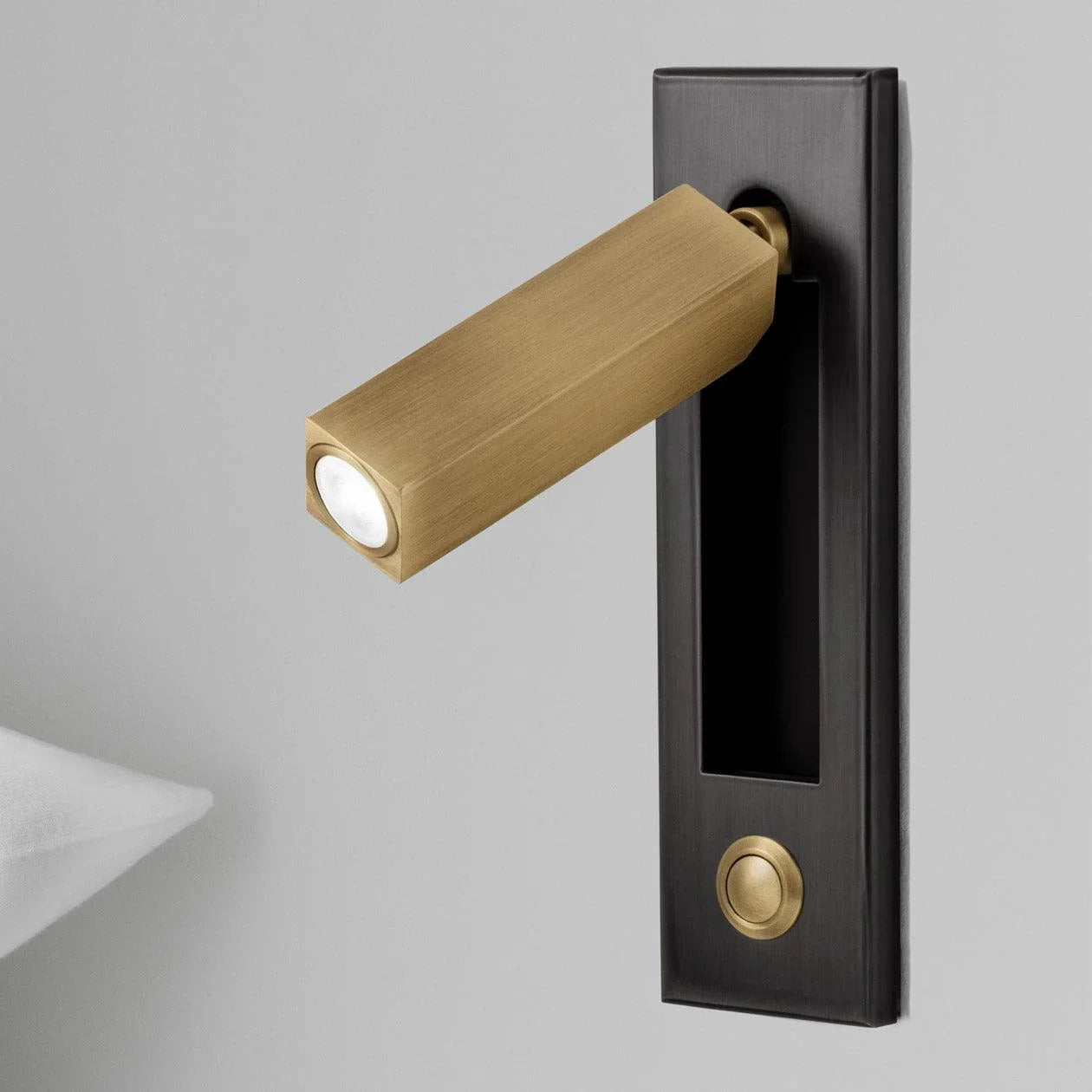 Flush Mount LED Wall Sconce Aluminium Reading Light