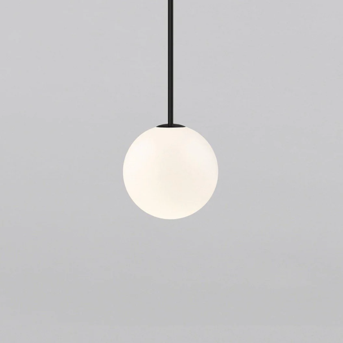 Frosted Glass Globe Pendant Light