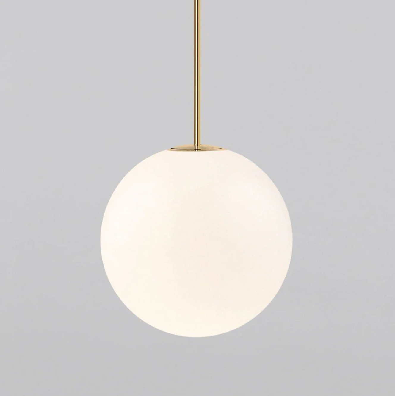Frosted Glass Globe Pendant Light