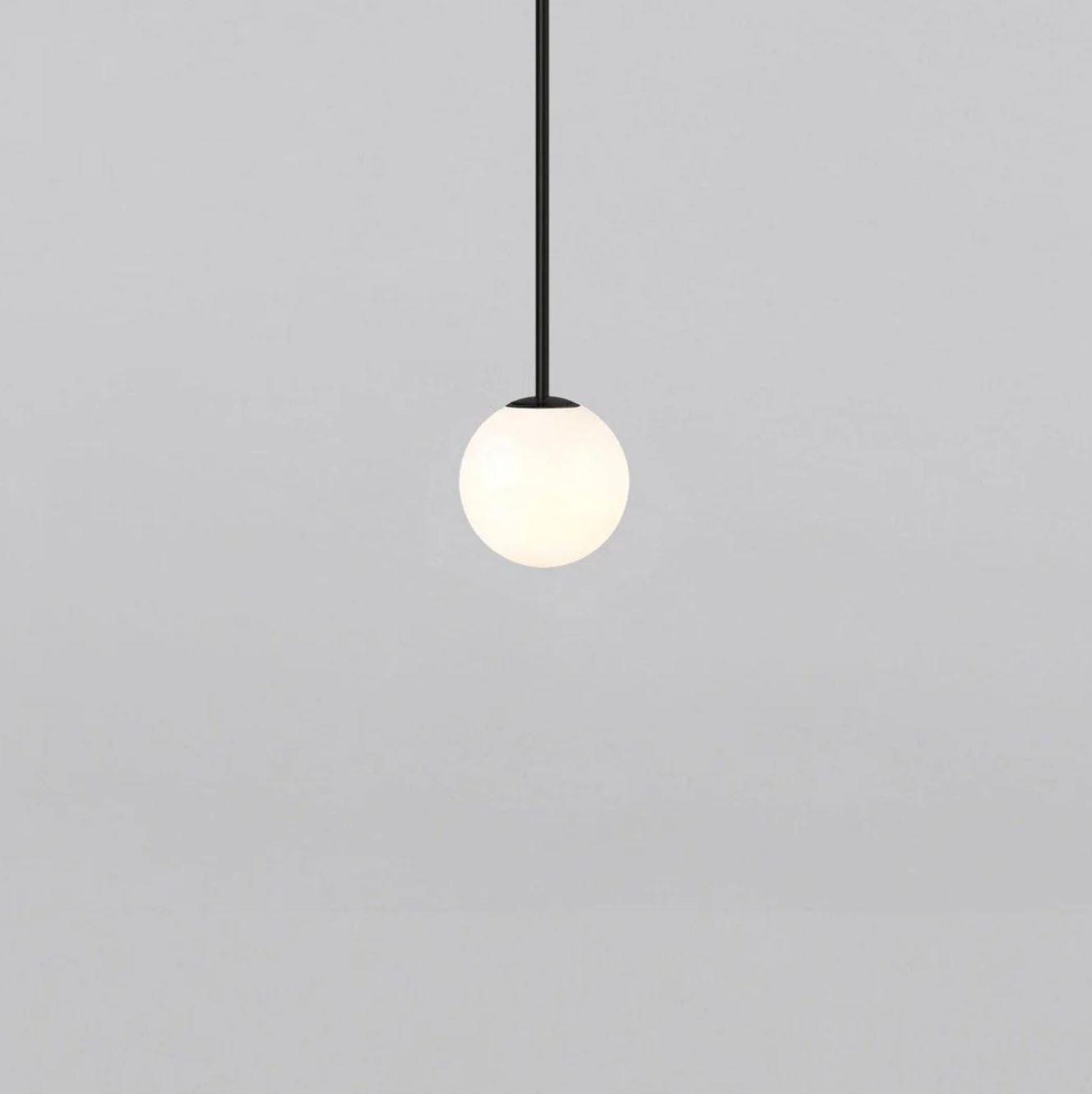 Frosted Glass Globe Pendant Light