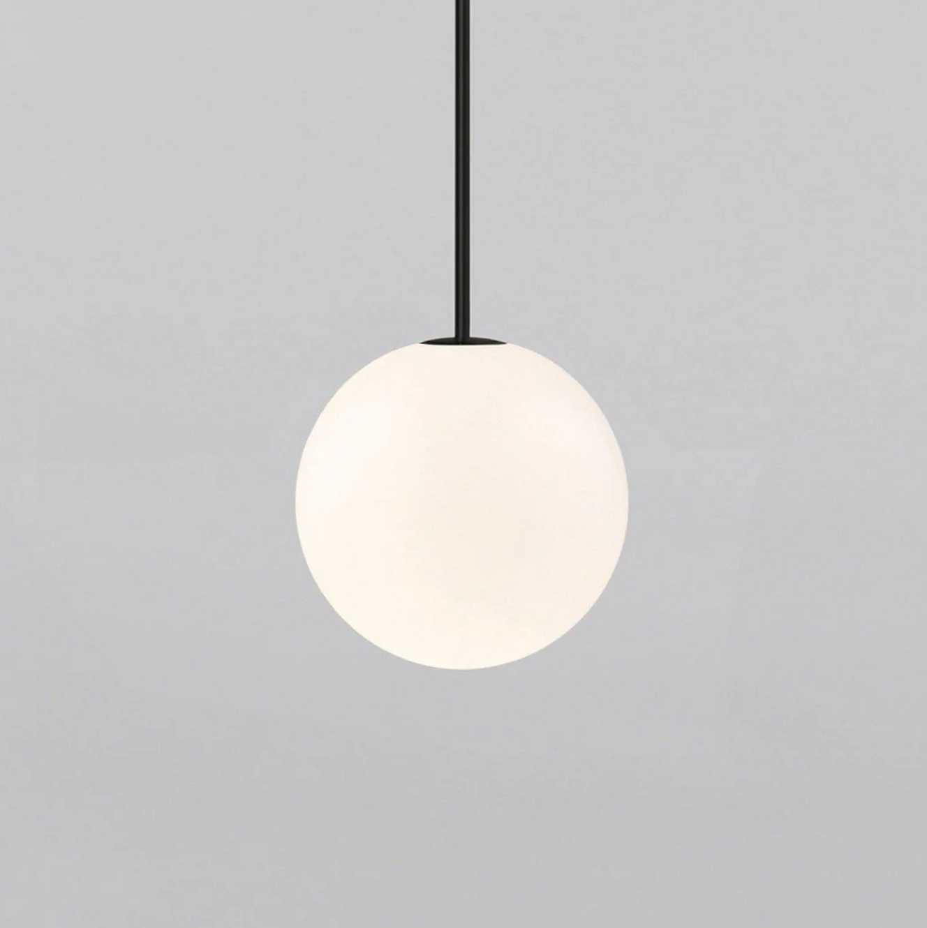Frosted Glass Globe Pendant Light