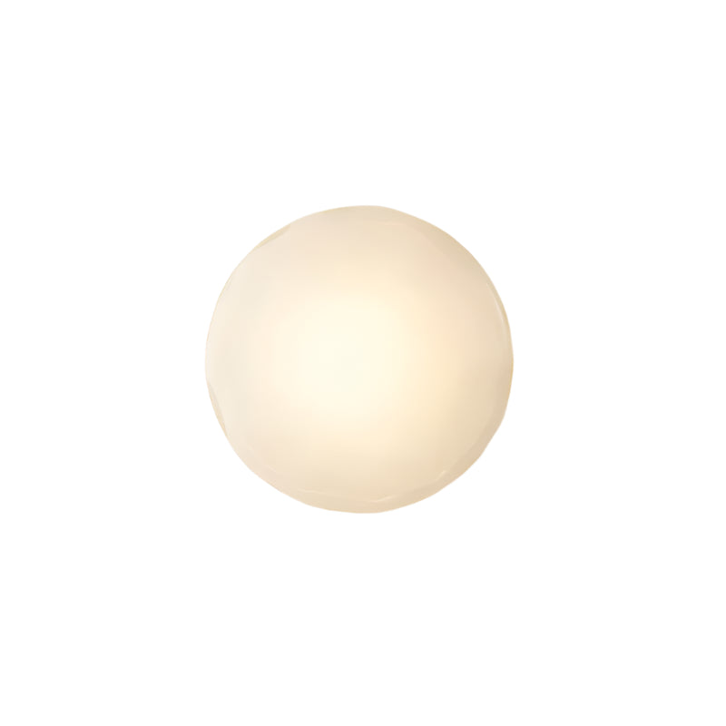 Wall Light Sconce Rippled Glass Cylinder Nordic Bedroom Hallway Living Room